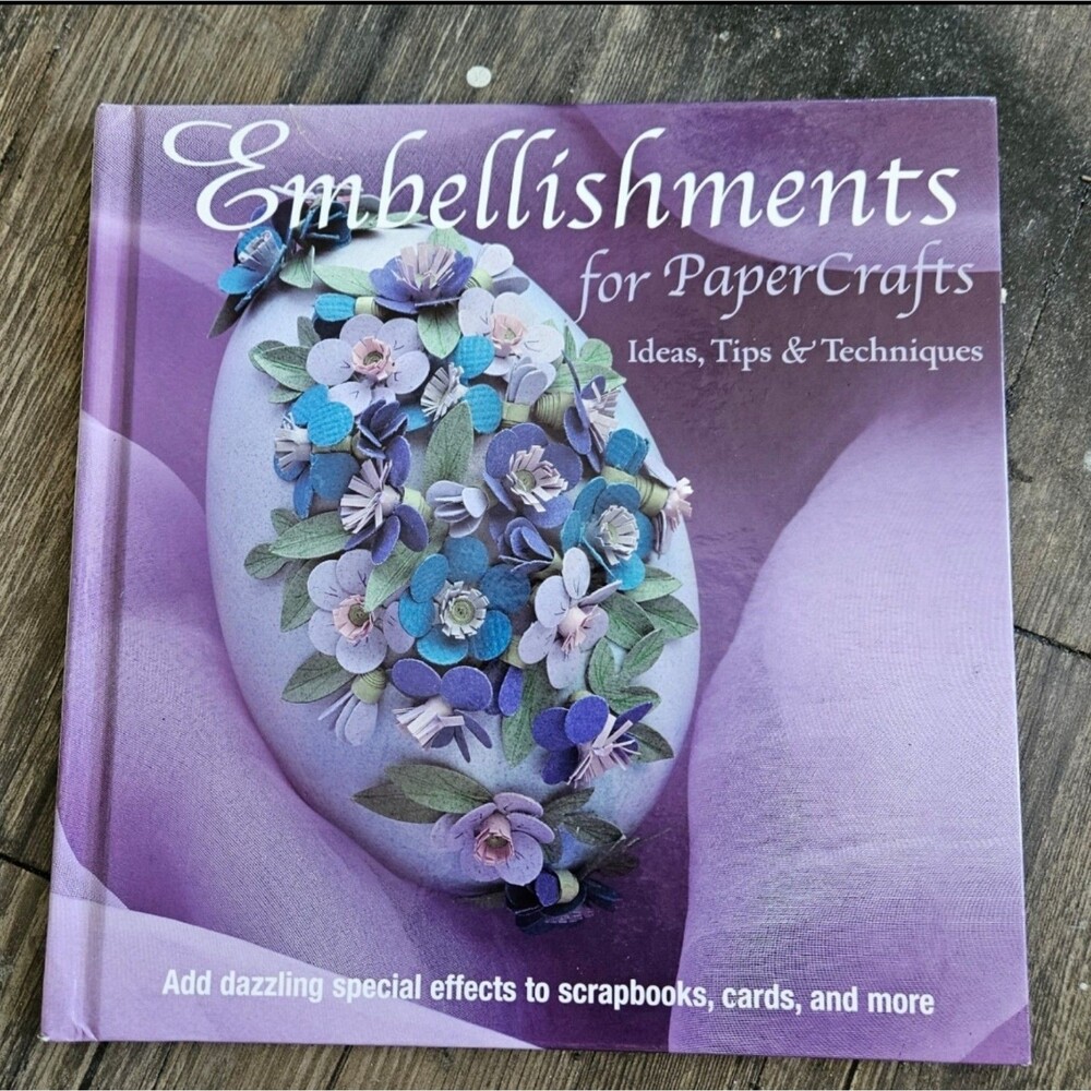 Embellishments For Paper Crafts Hardcover Book By Pam Klassen Leslie Carola 2006